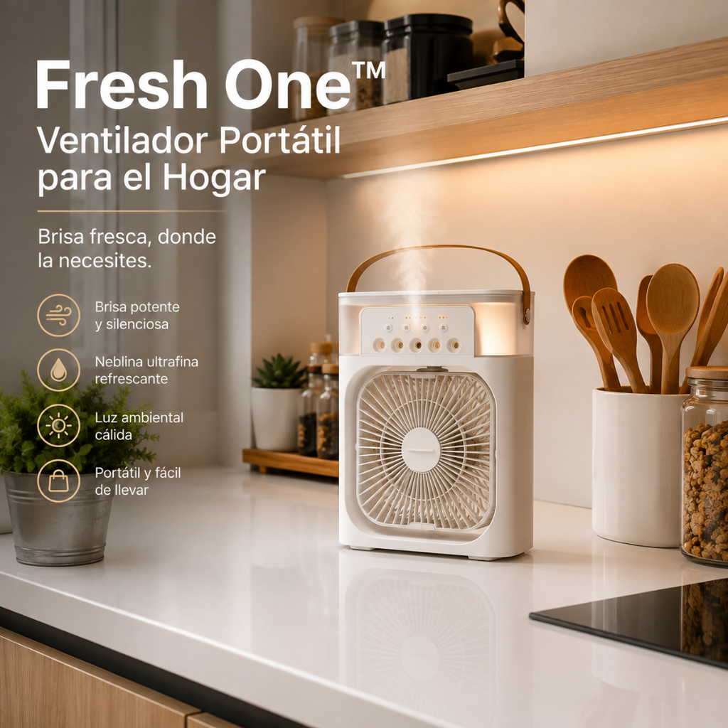 Fresh One™ | Mini Enfriador de Aire Portátil