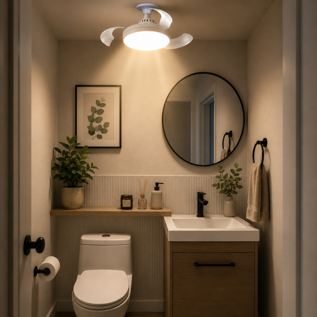 LumiFan™ | Bombillo LED con Ventilador de Techo