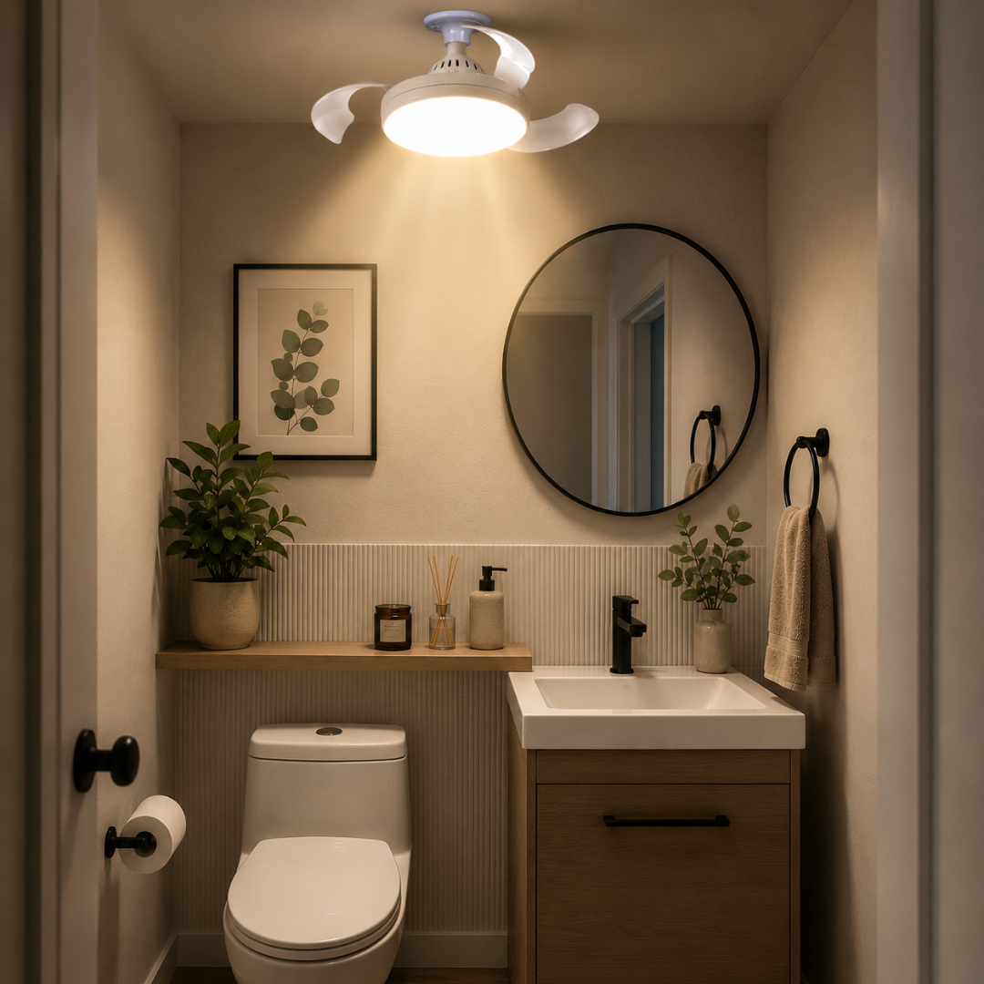 LumiFan™ | Bombillo LED con Ventilador de Techo