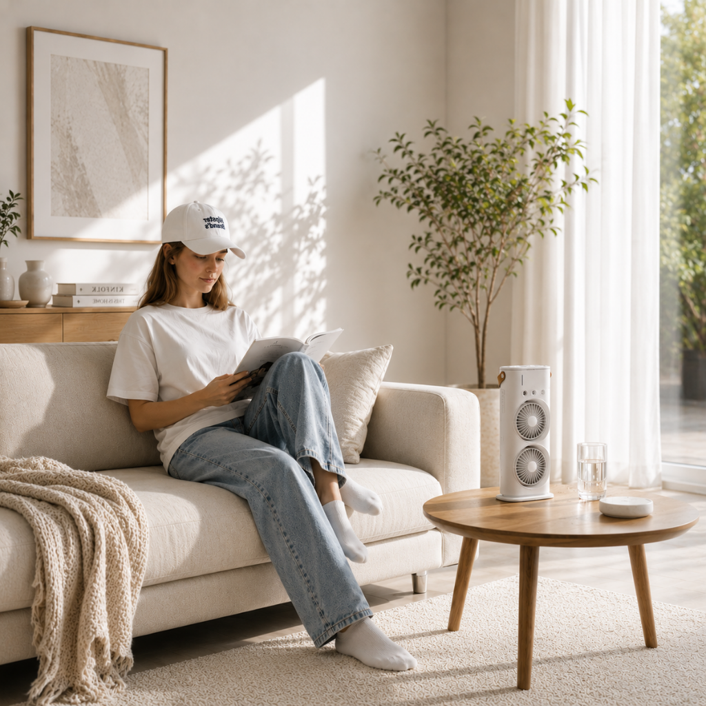 Duo Air™ | Ventilador Doble con Humidificador