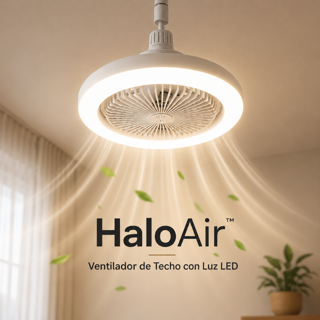 Halo Air™ | Ventilador de Techo con Luz LED