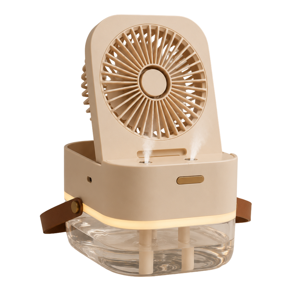 Mist One™ | Mini Humidificador y Ventilador con Neblina